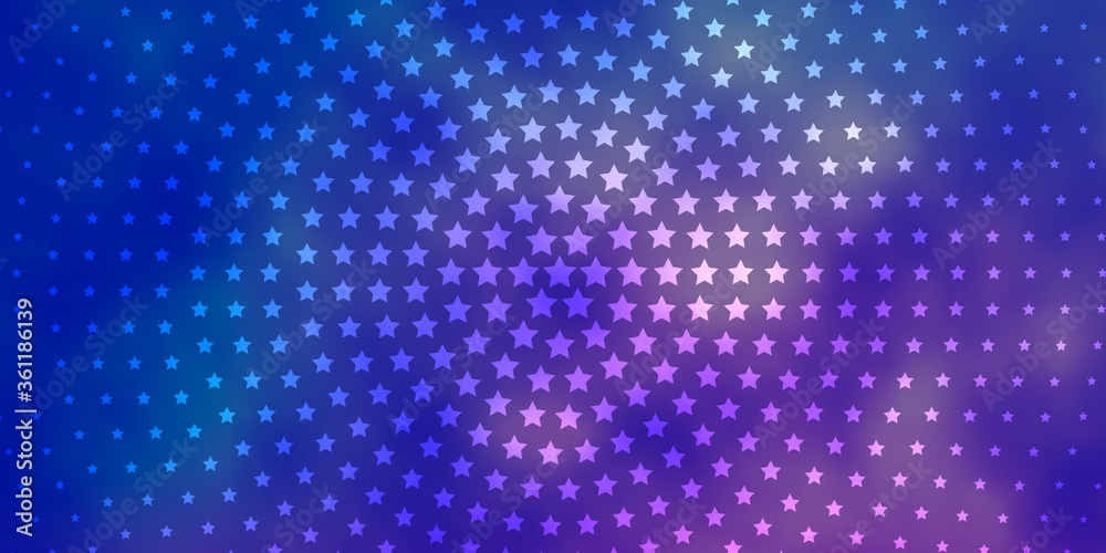 Light Blue, Red vector template with neon stars. Colorful illustration with abstract gradient stars. Design for your business promotion. Light Blue, Red vector template with neon stars. Colorful illustration with abstract gradient stars. Design for your business promotion.