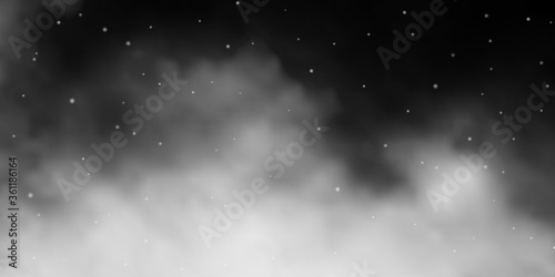Light Gray vector texture with beautiful stars. Blur decorative design in simple style with stars. Theme for cell phones.
