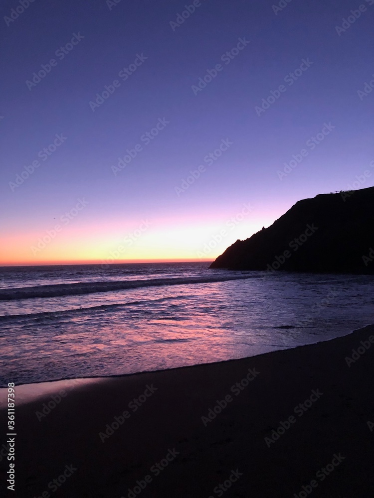 Fototapeta premium sunset on the beach