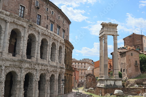 Medieval Rome and historic center of Rome Italy