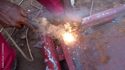 welder at work