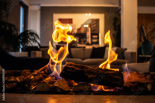 fireplace home indoor fire lounge hot burning