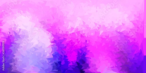 Light pink vector geometric polygonal wallpaper.