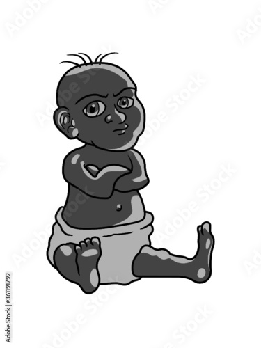 Beleidigtes Baby Clipart Design Schwanger Eltern Junge 