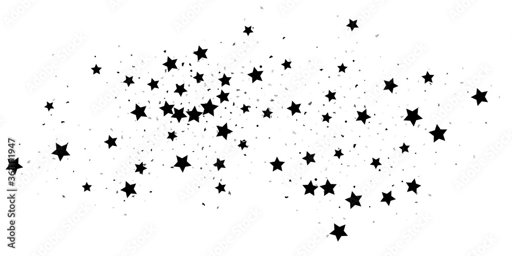 Fototapeta premium Confetti stars.