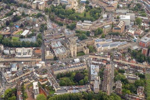 Aerial view of Bristol docklands