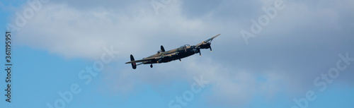 RAF Coningsby, Lincolnshire, UK, September 2017, Avro Lancaster Bomber PA474 of the Battle of Britain Memorial Flight photo