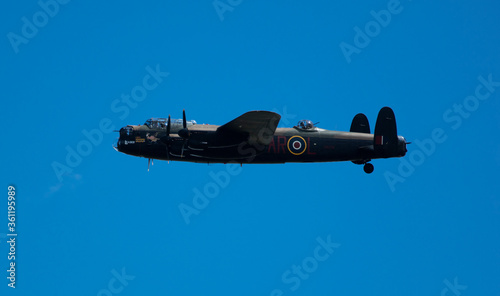 Obraz na plátně RAF Coningsby, Lincolnshire, UK, September 2017, Avro Lancaster Bomber PA474 of