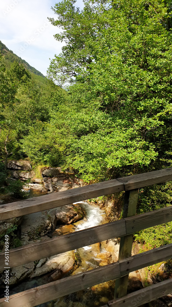 Randonnée nature dans les Pyrénées ariégeoises (Occitanie, France, Europe)