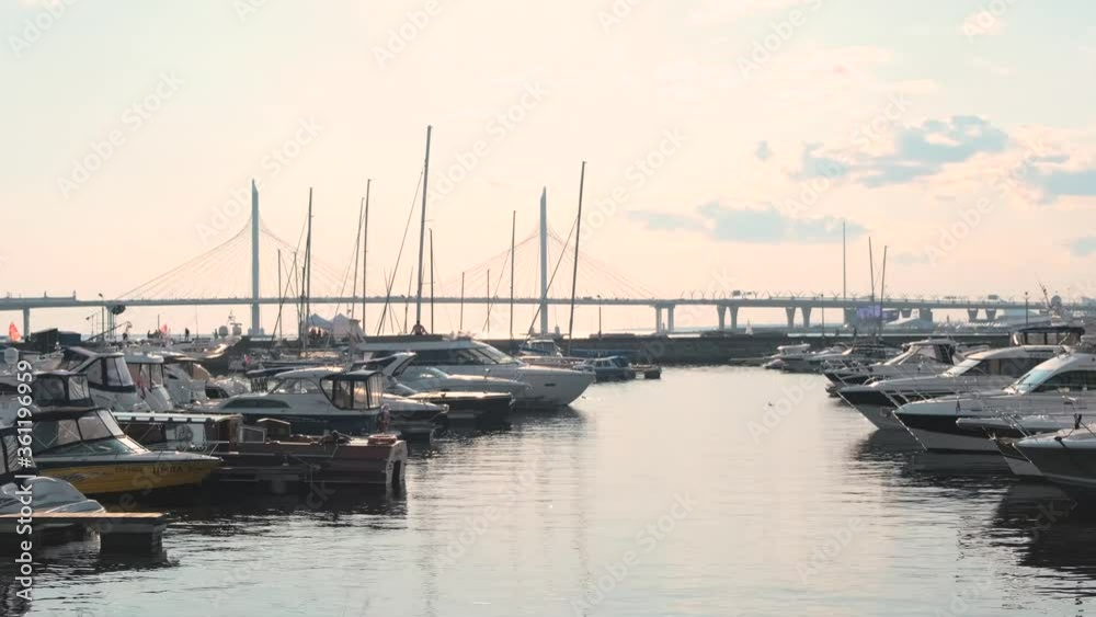 yachts in the harbor yachts in the harbor