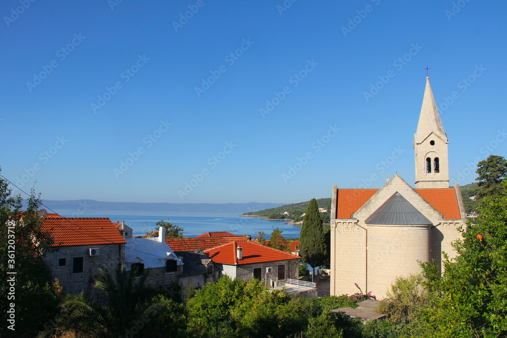 Sumartin town in Croatia Sumartin town in Croatia