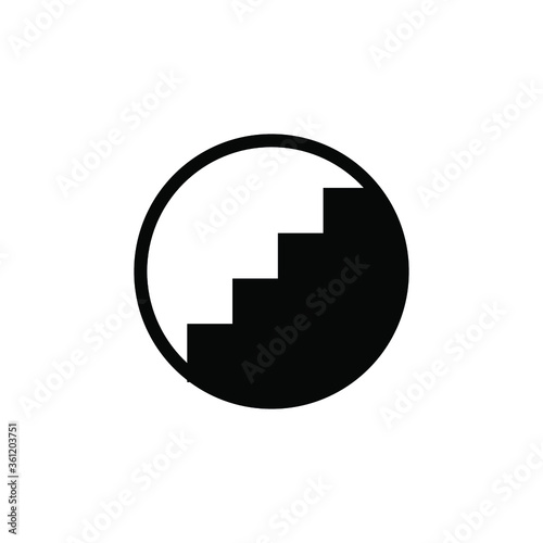 stairs icon vector sign symbol