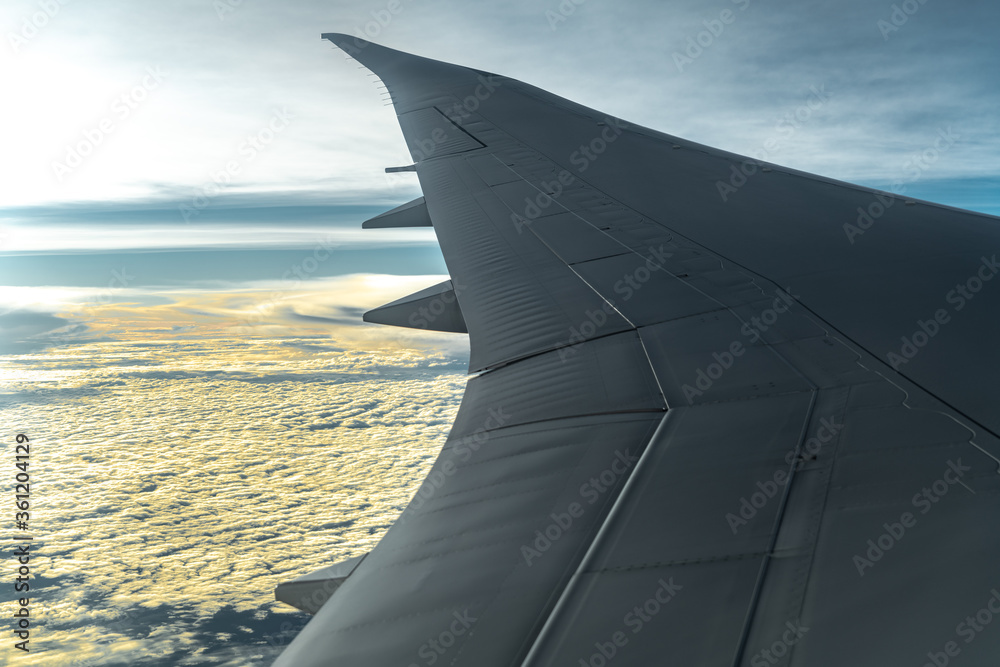 Obraz premium In the Air over the Pacific