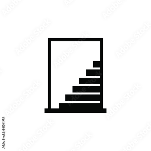 stairs icon vector sign symbol