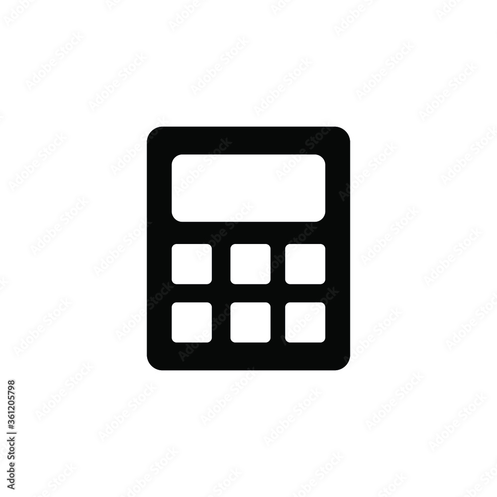 calculator icon vector calculator icon vector