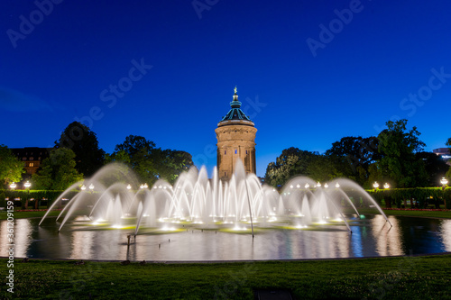 Obraz na płótnie Wasserturm Mannheim