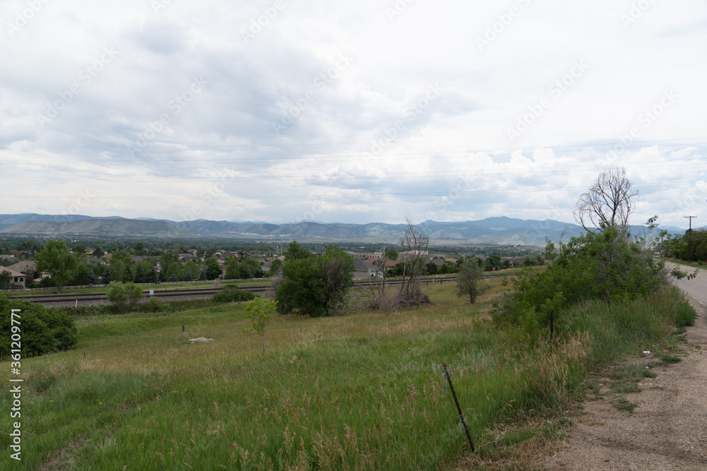 View of Arvada From atop a hill