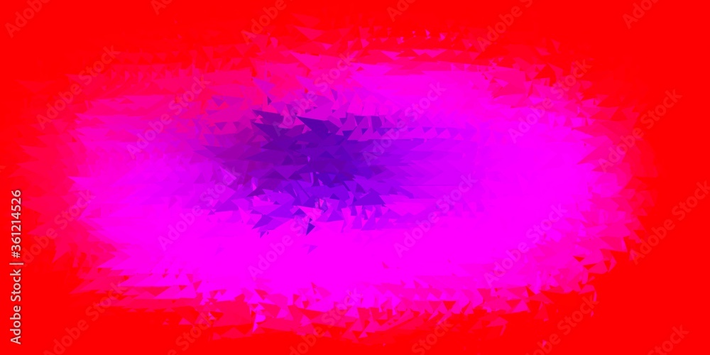 Light purple, pink vector geometric polygonal layout.