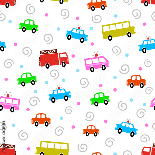 cars vector pattern
