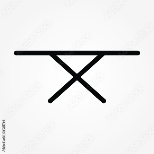 ironing table icon vector illustration