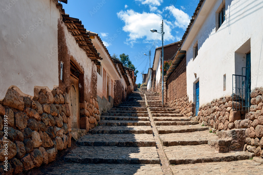 Fototapeta premium Small village in Peru
