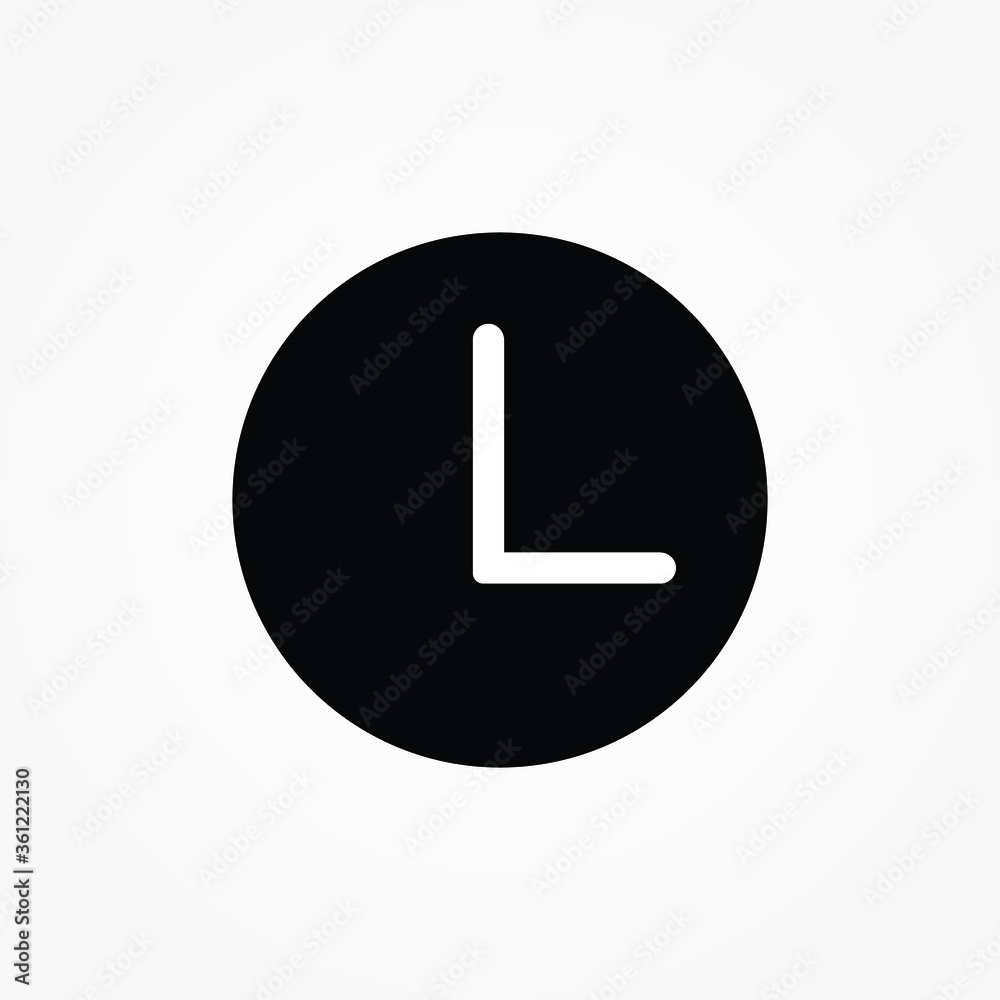 Time icon Clock icon vector Time icon Clock icon vector