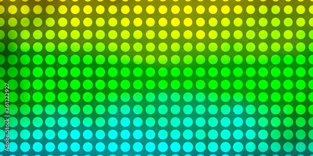Light Blue, Yellow vector backdrop with circles. Abstract illustration with colorful spots in nature style. Pattern for wallpapers, curtains. Light Blue, Yellow vector backdrop with circles. Abstract illustration with colorful spots in nature style. Pattern for wallpapers, curtains.