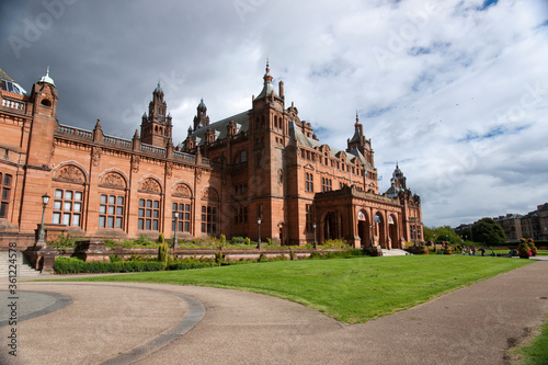 Glasgow, Scotland, 8th September 2013, The Kelvingrove Art Gallery and Museum near Kelvingrove Park, Argyle Street photo