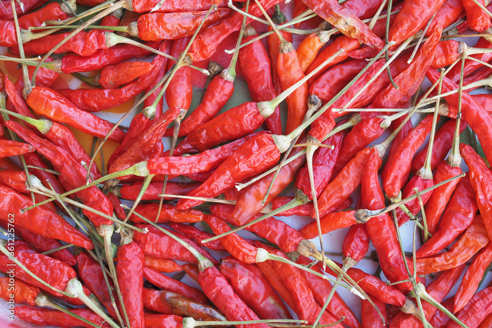 Red hot dried chilli nature texture background, nature food Red hot dried chilli nature texture background, nature food