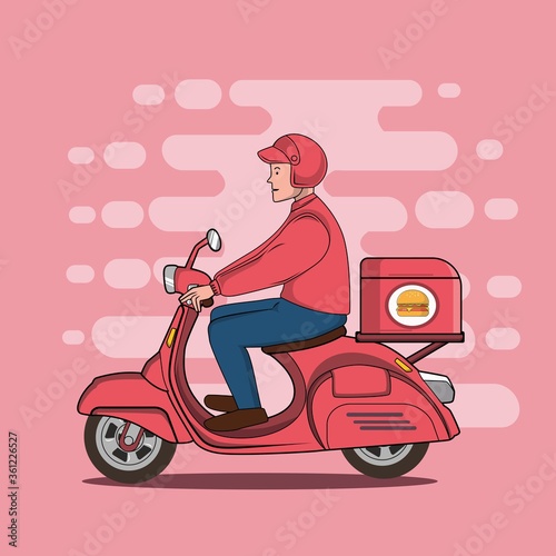 fast food scooter delivery