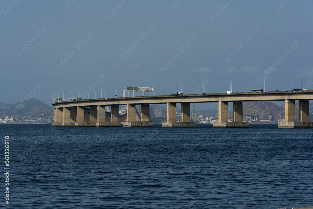 Bridge Across the Sea. Presidente Costa e Silva Bridge, popularly known as Rio-Niteroi Bridge.