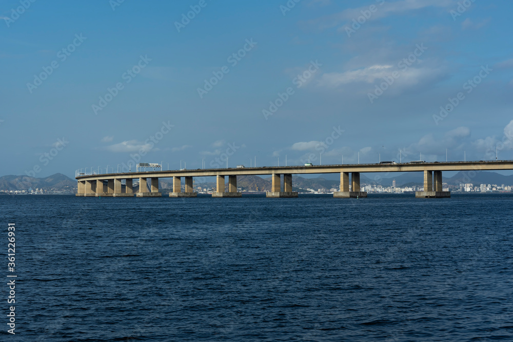 Bridge Across the Sea. Presidente Costa e Silva Bridge, popularly known as Rio-Niteroi Bridge.