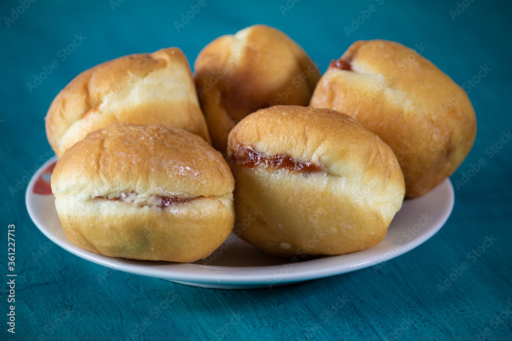 Dream bakery photo. Traditional Brazilian sweet. Dream bakery photo. Traditional Brazilian sweet.