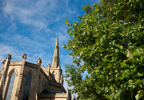 Huddersfield, West Yorkshire, UK, October 2013, view of St Paul's Concert Hall photo