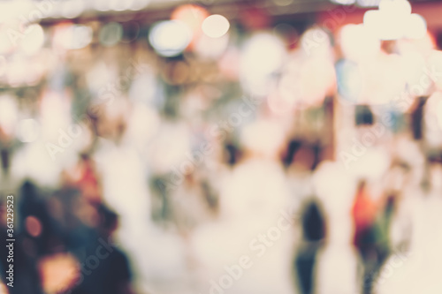 Abstract Shopping mall background with bokeh © joeycheung