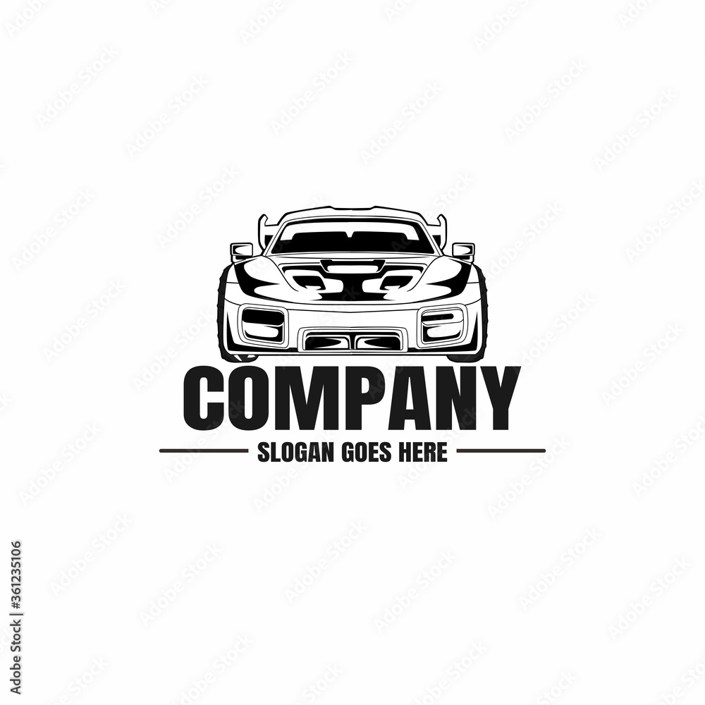 Obraz premium Automotive car logo template