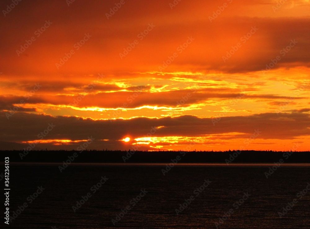 Orange sunset 