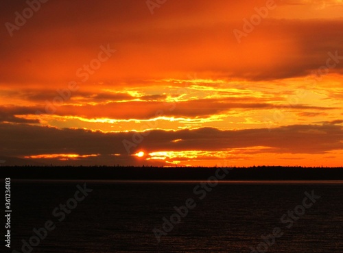 Orange sunset 