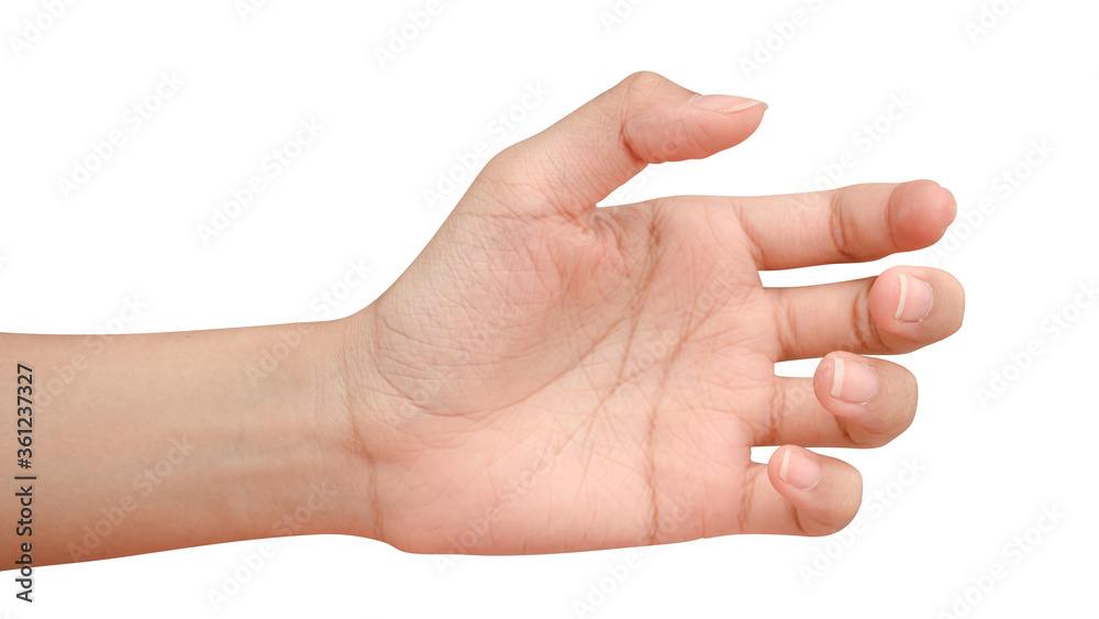hand holding something like a bottle or can hand holding something like a bottle or can