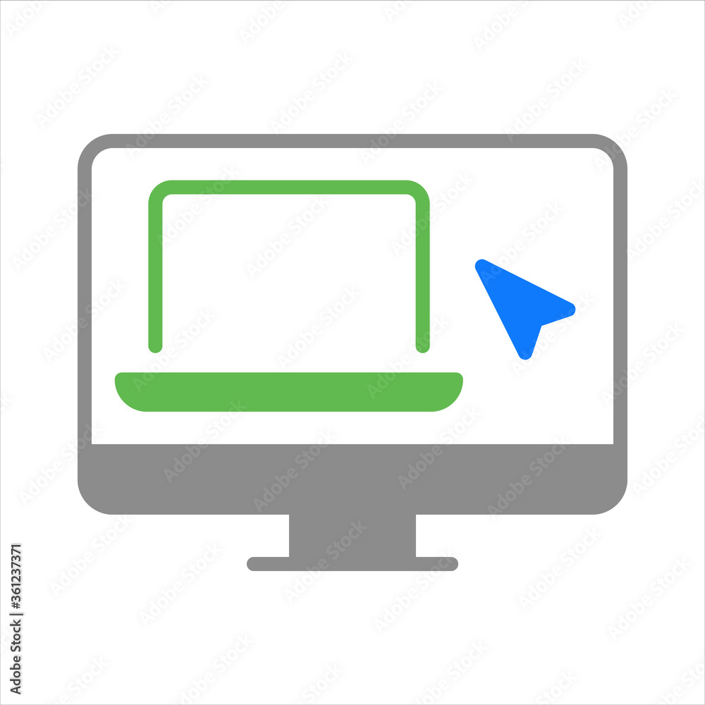 Remote control. Remote job, home office, work from home. Vector line icon. Remote control. Remote job, home office, work from home. Vector line icon.