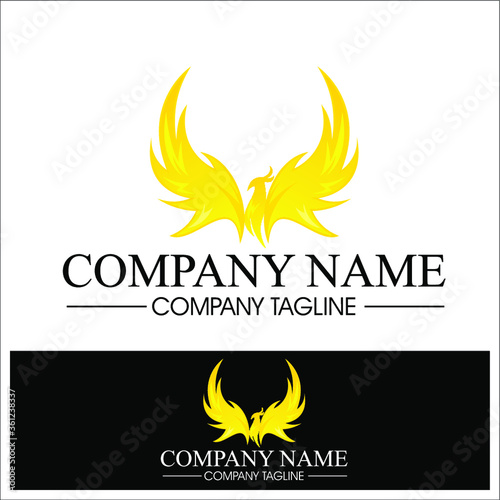 Phoenix Flame Logo Design