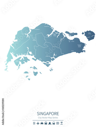 singapore map. singapore ci...