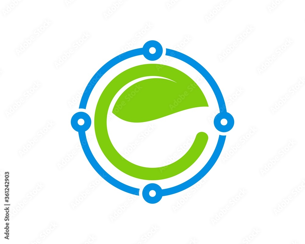 Circle circuit technology with leaf inside