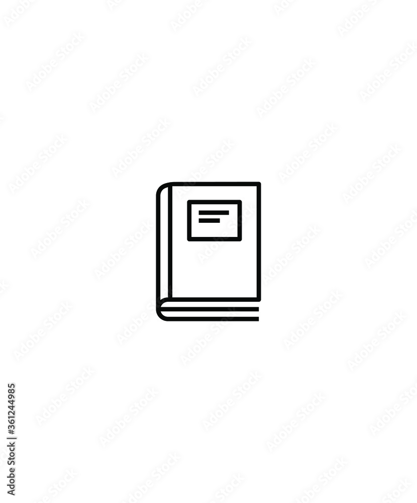 book icon,vector best line icon. book icon,vector best line icon.