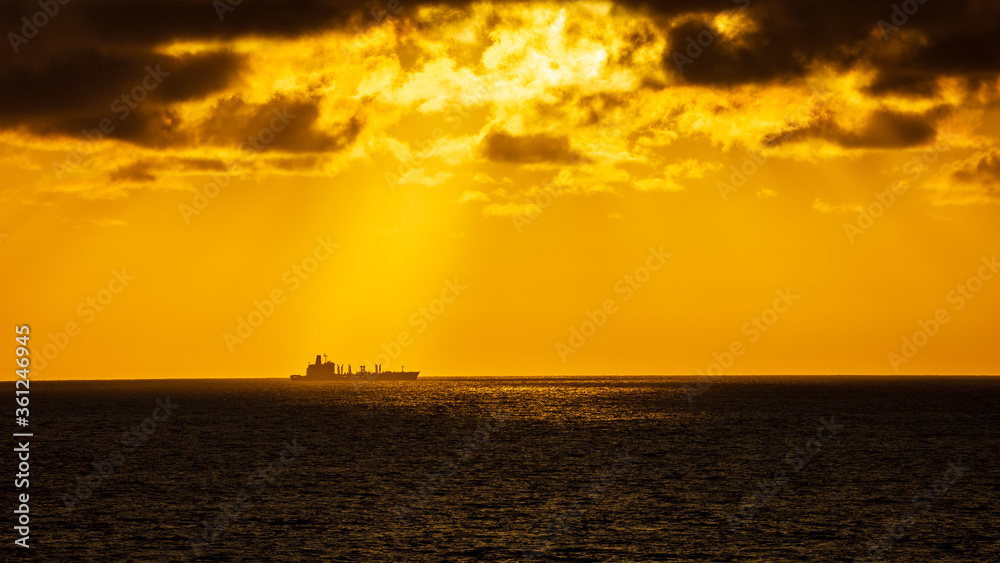 Obraz premium Sunset at the Torrey Pines beach