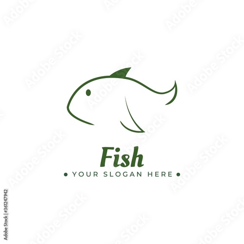 Aquascape logo design. Vector logo design for aquascape brand