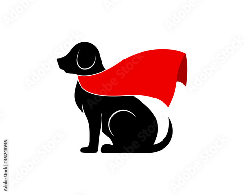 Dog like super hero