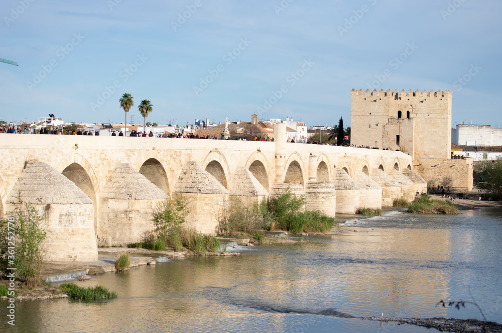 Roman bridge over the river Guadalquivir, Córdoba