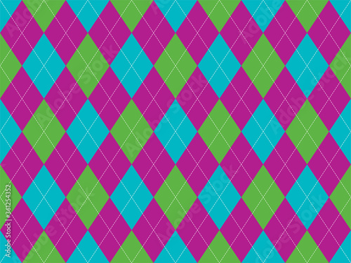 Argyle pattern seamless. Fabric texture background. Classic argill vector ornament