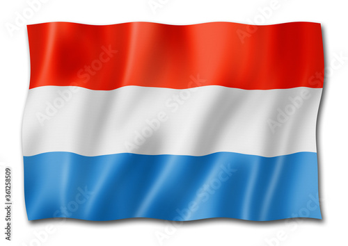 Free Download Luxembourg flag isolated on white - GFXLoad